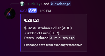 screenshot of the bot 2